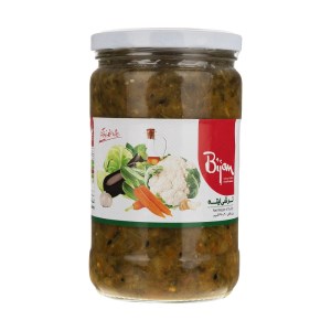 بیژن ترشی شیشه لیته 670گرم