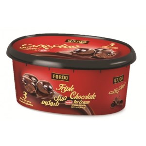 کاله فوردو بستنی یک لیتری تریپل چاکلت