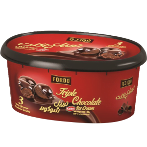 کاله فوردو بستنی یک لیتری تریپل چاکلت