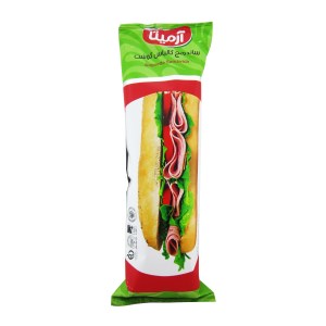 آرمیتا ساندویج باگت با کالباس گوشت قرمز