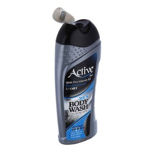 اکتیو شامپو بدن اسپرت نقره ای آقایان 400گ