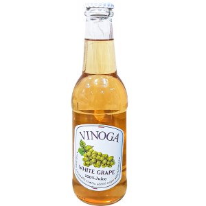 وینوگا آب انگور سفید گازدار 100%