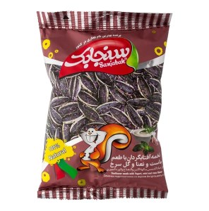سنجابک تخمه آفتابگردان ماست و نعنا و گلسرخ