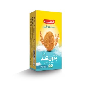 فرخنده بیسکوییت خوشین بدون قند زعفرانی