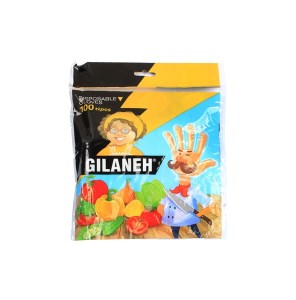 گیلانه دستکش یکبار مصرف 100 عددی