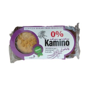 کامینو بیسکویت بدون قند وانیلی