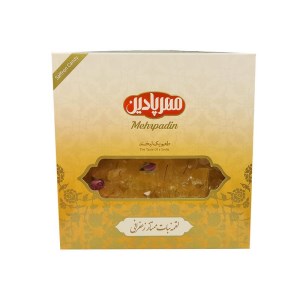 مهر پادین لقمه نبات ممتاز زعفرانی کوچک