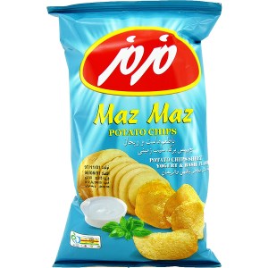 مزمز چیپس ماست و ریحان متوسط