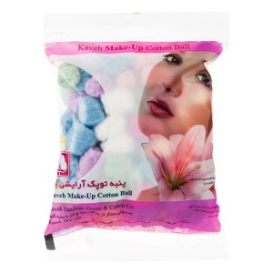 کاوه پنبه توپک گل سفید 100گرم