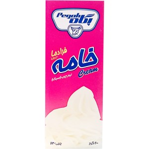 پگاه خامه استریل پاکتی 200 سی سی