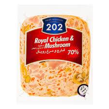 202 مرغ و قارچ وکیوم 70%