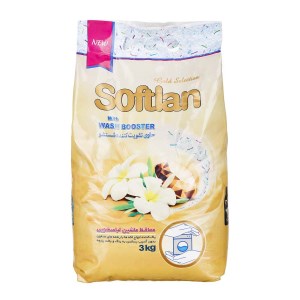 سافتلن پودر ماشینی حاوی تقویت کننده شستشو 3 کیلو گرمی
