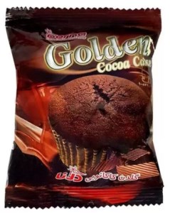 درنا کیک طلایی کاکائو