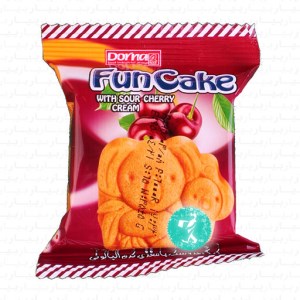 درنا کیک عروسکی مغزی آلبالو