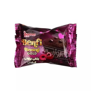 درنا کیک بنفی مغزدار آلبالویی