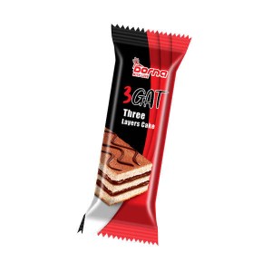 درنا کیک دولایه کرم شکلاتی