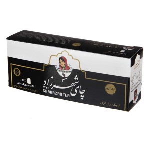 شهرزاد چای تی بگ مشکی 25 عددی