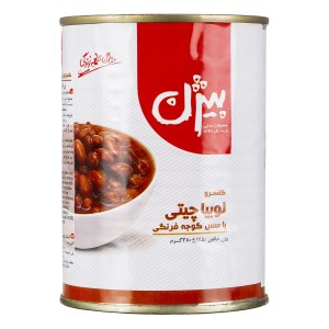 بیژن کنسرو لوبیاچیتی با سس گوجه 380 گرم