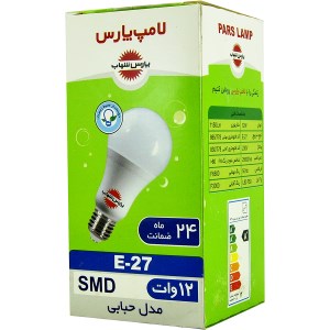 لامپ 12وات حبابدار مهتابی LED