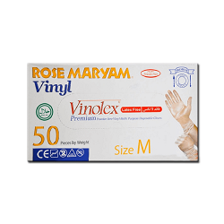 رزمریم دستکش وینولکس 50عددی سایز M