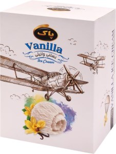 پاک بستنی 2لیتری وانیلی