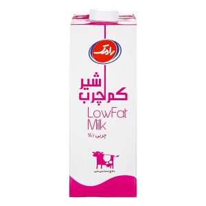 رامک شیر استریل کم چرب 1% چربی 1 لیتری