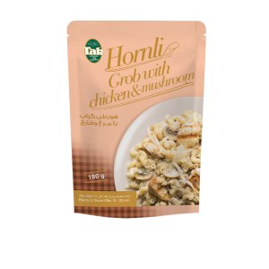 تک ماکارون پاستا هورنلی گراپ مرغ و قارچ