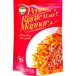 تک ماکارون پاستا نیمه آماده پنه ریگاته با سس مارینارا