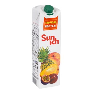 سن ایچ نکتار میوه های گرمسیری یک لیتری تتراپک