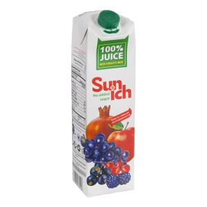 سن ایچ نکتار مخلوط میوه های قرمز یک لیتری تتراپک