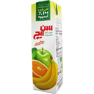 سن ایچ آب سیب پرتقال موز غنی شده 750 تتراپک