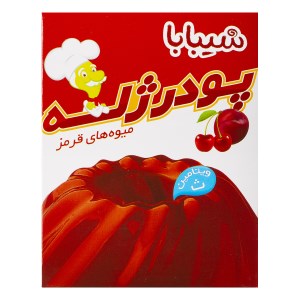 شیبابا پودر ژله میوه های قرمز 100گ