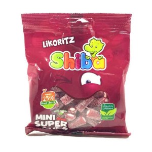 شیبا لیکوریتز مخلوط انگشتی آلبالویی 140 گرم