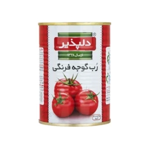دلپذیر رب گوجه قوطی 400 گرم