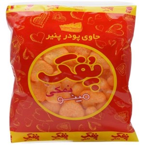 مینو پفک نمکی قلبی 50گ