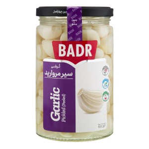 بدر ترشی سیر مروارید 630گرم