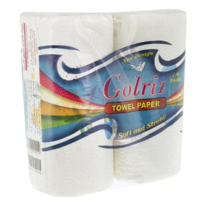 گلریز دستمال حوله 2 قلو