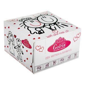 گلریز دستمال 100 برگ خودرو