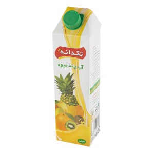 تکدانه آبمیوه چند میوه 1 لیتری