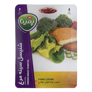 کاله شنیسل مرغ بسته بندی