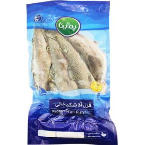 کاله پمینا ماهی قزل آلا شکم خالی بدون آبشش