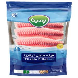 پمینا فیله ماهی ممتاز تیلاپیا 600گرمی