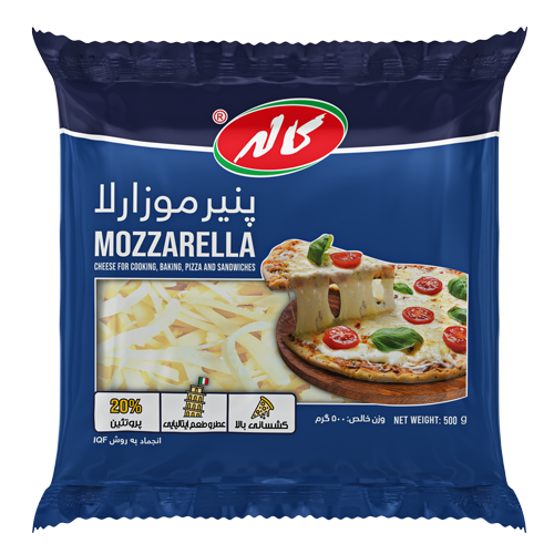 کاله پنیر موزارلا رنده 500گرم