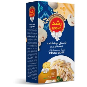 رشد پاستا قارچ و پنیر