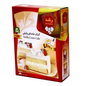 رشد پودر کیک خامه ای وانیل