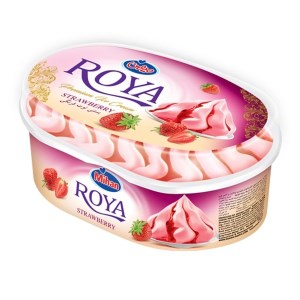 میهن بستنی لیتری ویژه توت فرنگی 1 لیتری