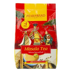 شاهسوند چای ماسالا تی انگشتی 20 عددی