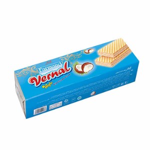 ویفر نارگیلی ورنال 160گرم