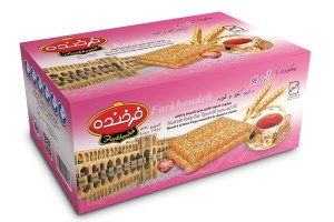 فرخنده بیسکویت آرد جو کنجدی با شوید 1005