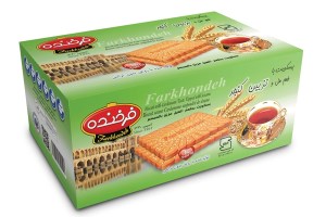 فرخنده بیسکویت کنجدی با طعم هل 1005